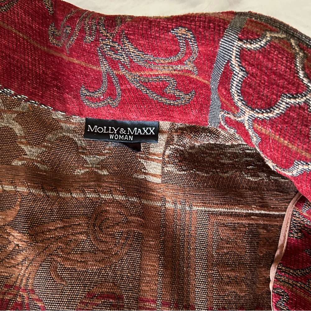 Beautiful Vintage Ladies Zip Up Jacket By Molly A… - image 5